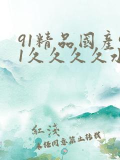 91精品国产91久久久久水蜜