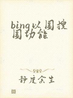 bing以图搜图功能