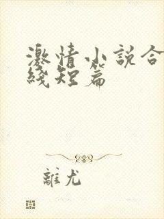 激情小说合集在线短篇