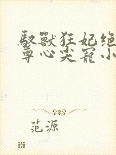 驭兽狂妃绝色帝尊心尖宠小说全集