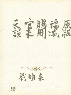 天官赐福原著小说未删减版