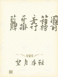 蓝牙音箱国产品牌排行榜前十名