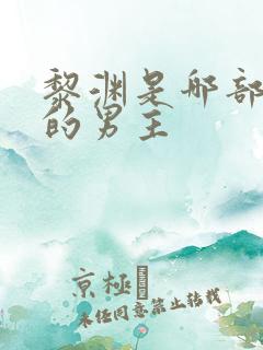 黎渊是哪部小说的男主