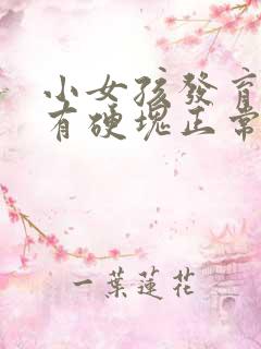小女孩发育乳房有硬块正常吗