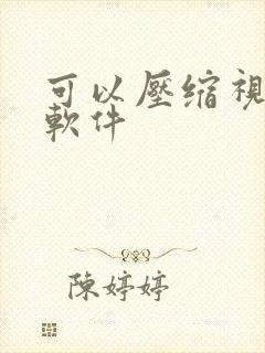 可以压缩视频的软件