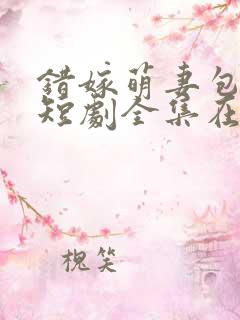 错嫁萌妻包甜的短剧全集在线观看