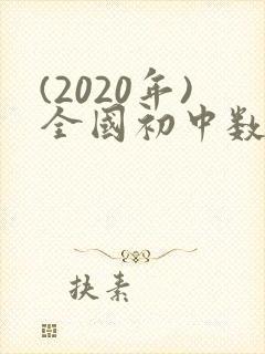(2020年)全国初中数学竞赛试题及答案