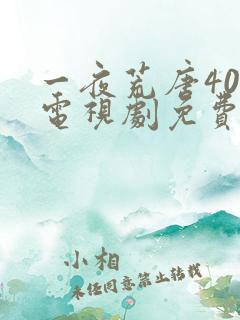 一夜荒唐40集电视剧免费观看