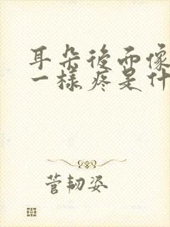 耳朵后面像针扎一样疼是什么原因