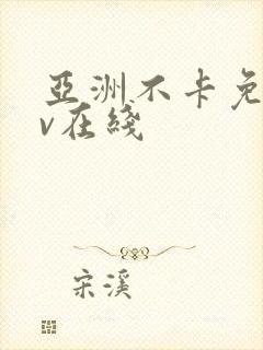 亚洲不卡免费av在线