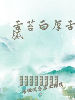舌苔白厚舌根黄腻
