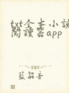 txt全本小说阅读器app