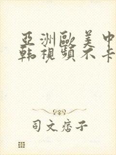 亚洲欧美中文日韩视频不卡