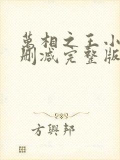 万相之王小说未删减完整版