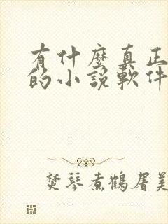 有什么真正免费的小说软件