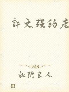 许文强的老婆