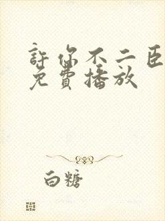 许你不二臣短剧免费播放