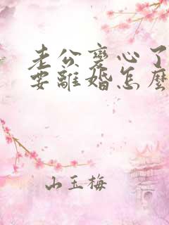 老公变心了坚决要离婚怎么挽回