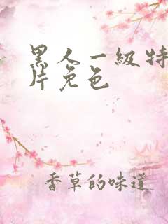 黑人一级特黄大片免色