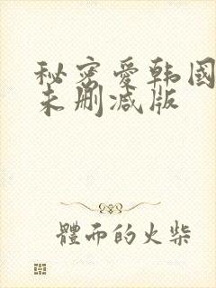 秘密爱韩国电影未删减版