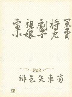 电视剧将军家的小娘子免费观看全集