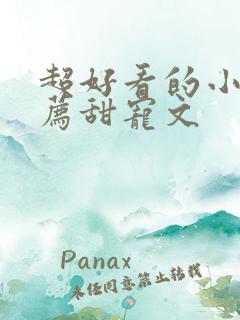 超好看的小说推荐甜宠文