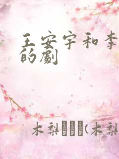 王安宇和李兰迪的剧