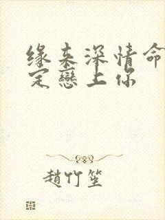 缘来深情命中注定恋上你