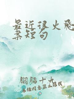 最近很火飞机文案短句