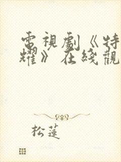 电视剧《特战荣耀》在线观看