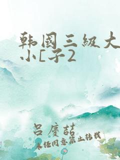 韩国三级大胸的小[子2