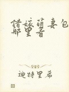 错嫁萌妻包甜在哪里看