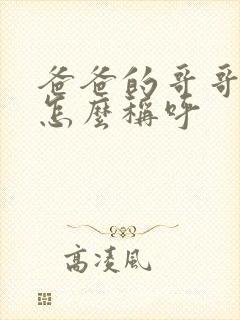 爸爸的哥哥姐姐怎么称呼