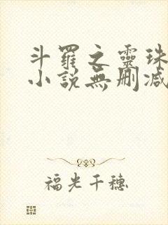 斗罗之灵珠神剑小说无删减