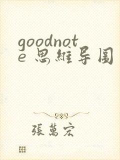 goodnote 思维导图