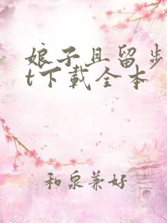 娘子且留步txt下载全本