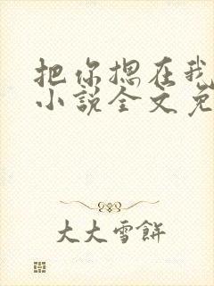 把你摁在我怀中小说全文免费阅读