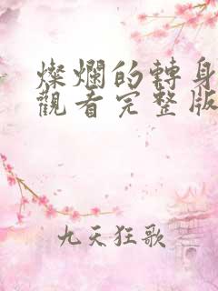 灿烂的转身在线观看完整版电视剧