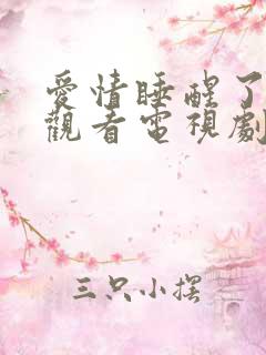 爱情睡醒了免费观看电视剧全集