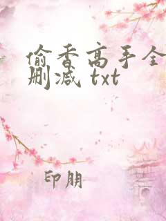 偷香高手全文无删减 txt