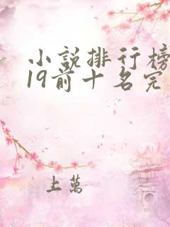 小说排行榜2019前十名完结版言情