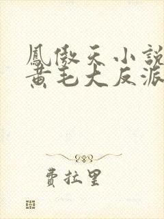 凤傲天小说里的黄毛大反派也想要幸福免费
