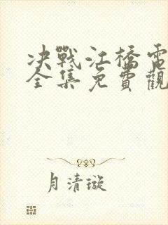 决战江桥电视剧全集免费观看下载