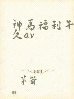 神马福利午夜久久av