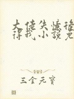 大佬失忆后只记得我小说免费