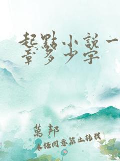 起点小说一般一章多少字