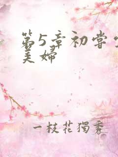 第5章初尝云雨美妇