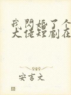 我闪婚了个财阀大佬短剧在线观看