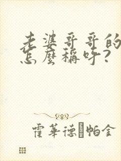老婆哥哥的儿子怎么称呼?