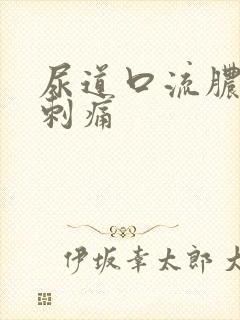 尿道口流脓拉尿刺痛